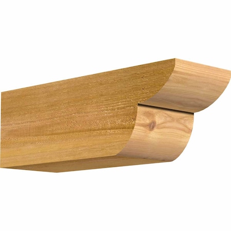 Ekena Millwork Crestline Rough Sawn Rafter Tail, Western Red Cedar, 6"W x 6"H x 18"L RFT06X06X18CRE00RWR